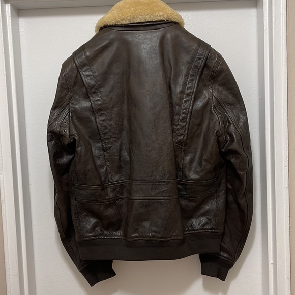 !SOLD! Belstaff Fur Collar Aviator Leather Jacket - Picture 13 of 15